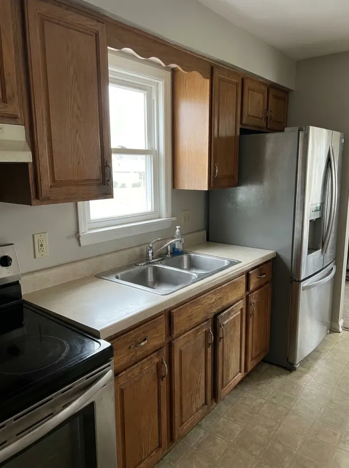 Kitchen after deep cleaning