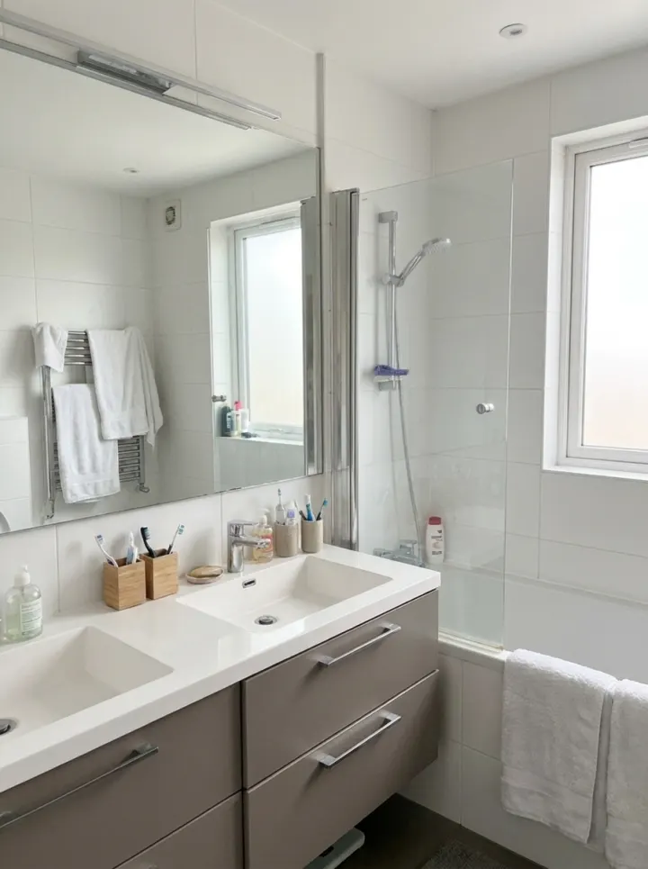 Bathroom after cleaning